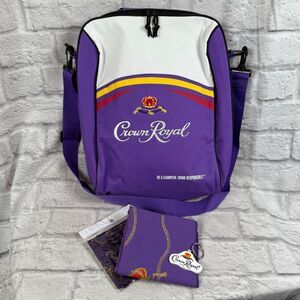 Lot of 4 Crown Royal Insulated Backpack Cooler Keychain Bandana Headband Liquor